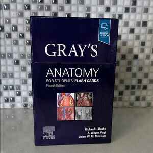 Used Gray's Anatomy Flash Cards Fourth Edition